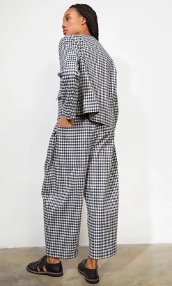 Agnes Gingham Jacket>Plümo Studio Clearance