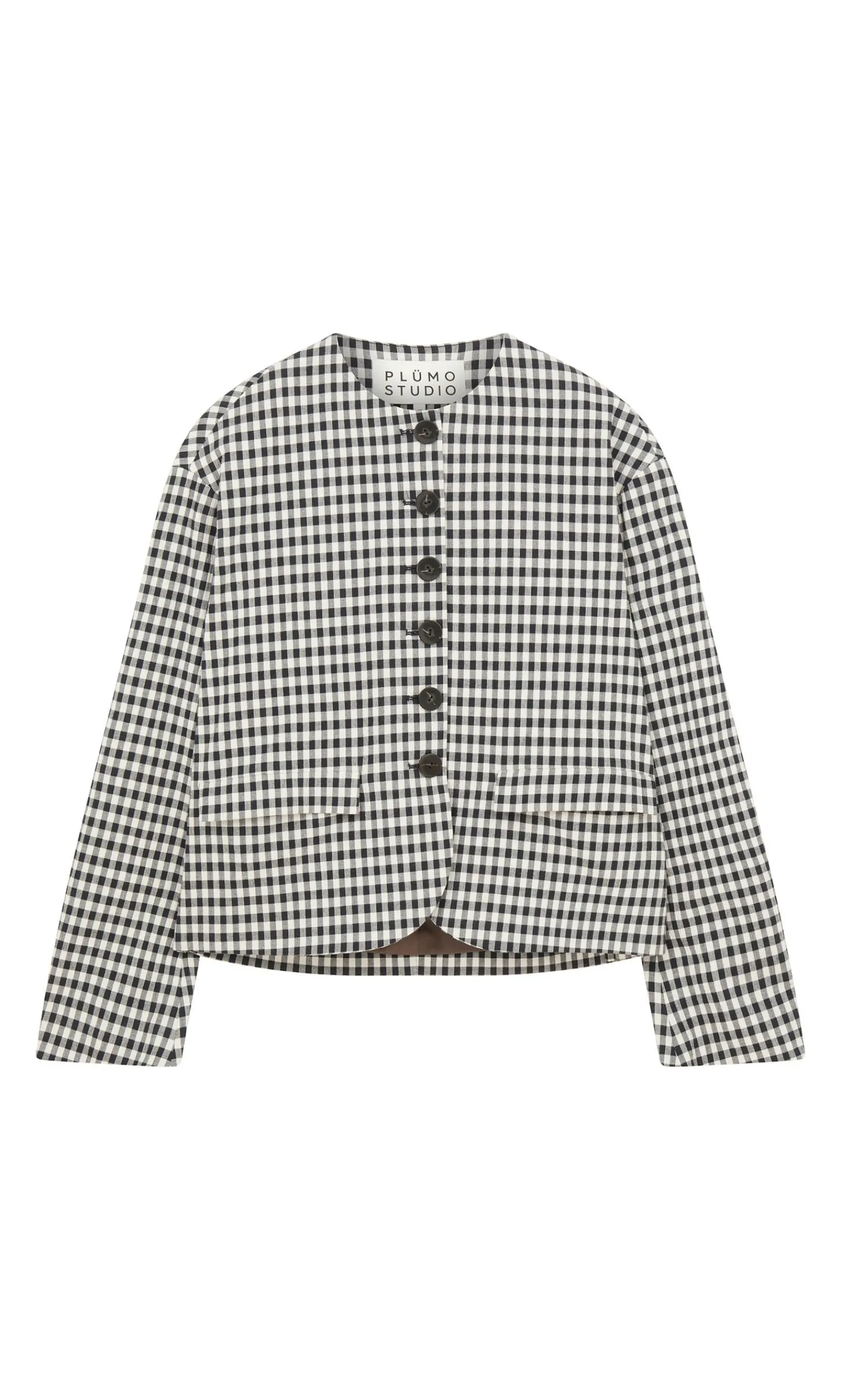 Agnes Gingham Jacket>Plümo Studio Clearance