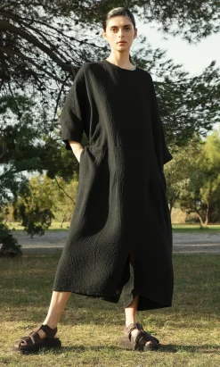 Black Culotte Dress>Plümo Studio Clearance