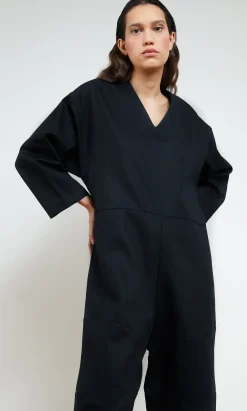 Blackish Overalls - Long Sleeve>Plümo Studio
