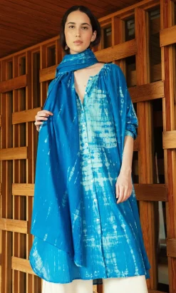 Blue Tie Dye Sarong>Plümo Clearance