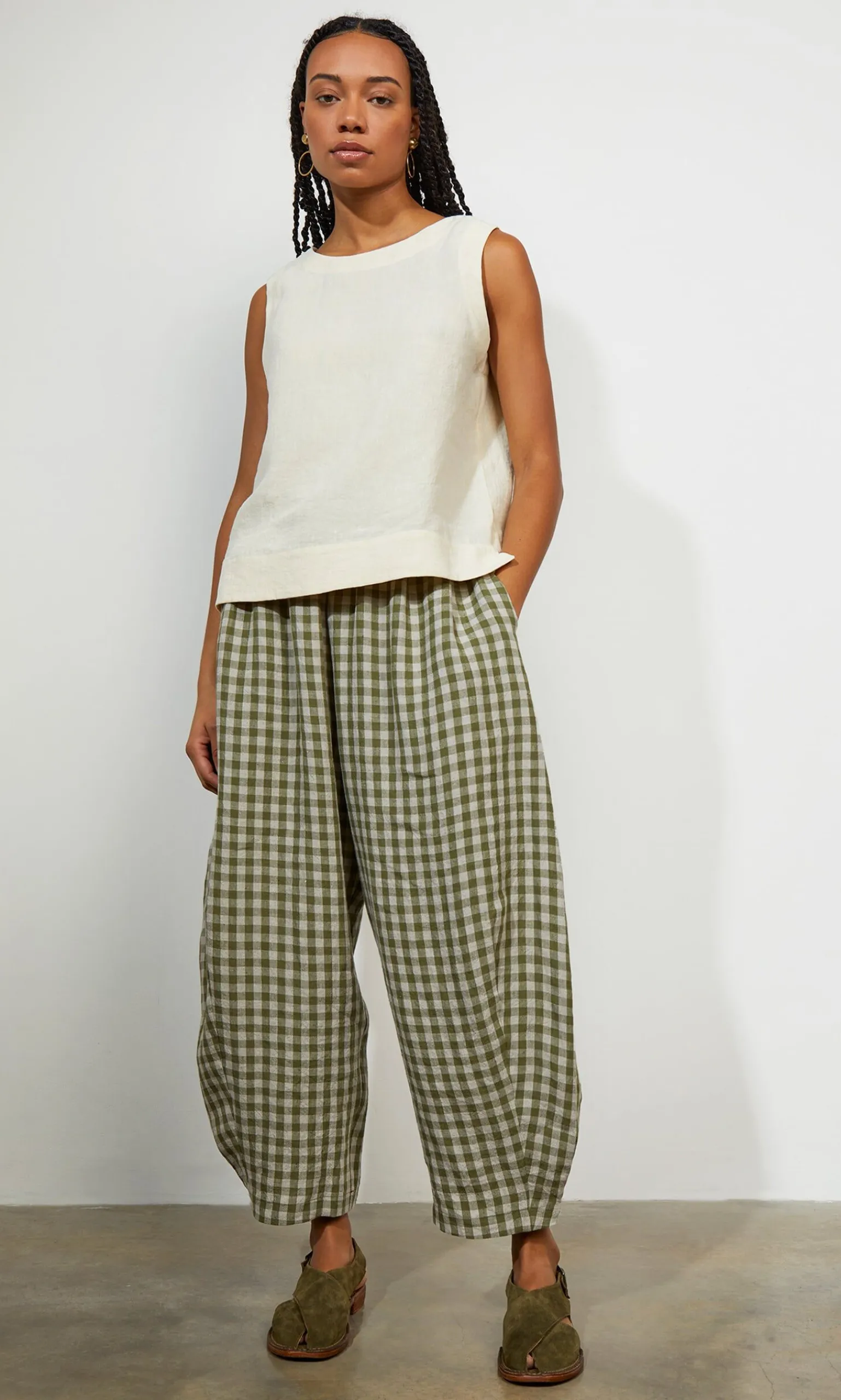 Butoni Pants - Olive>Plümo Studio Clearance