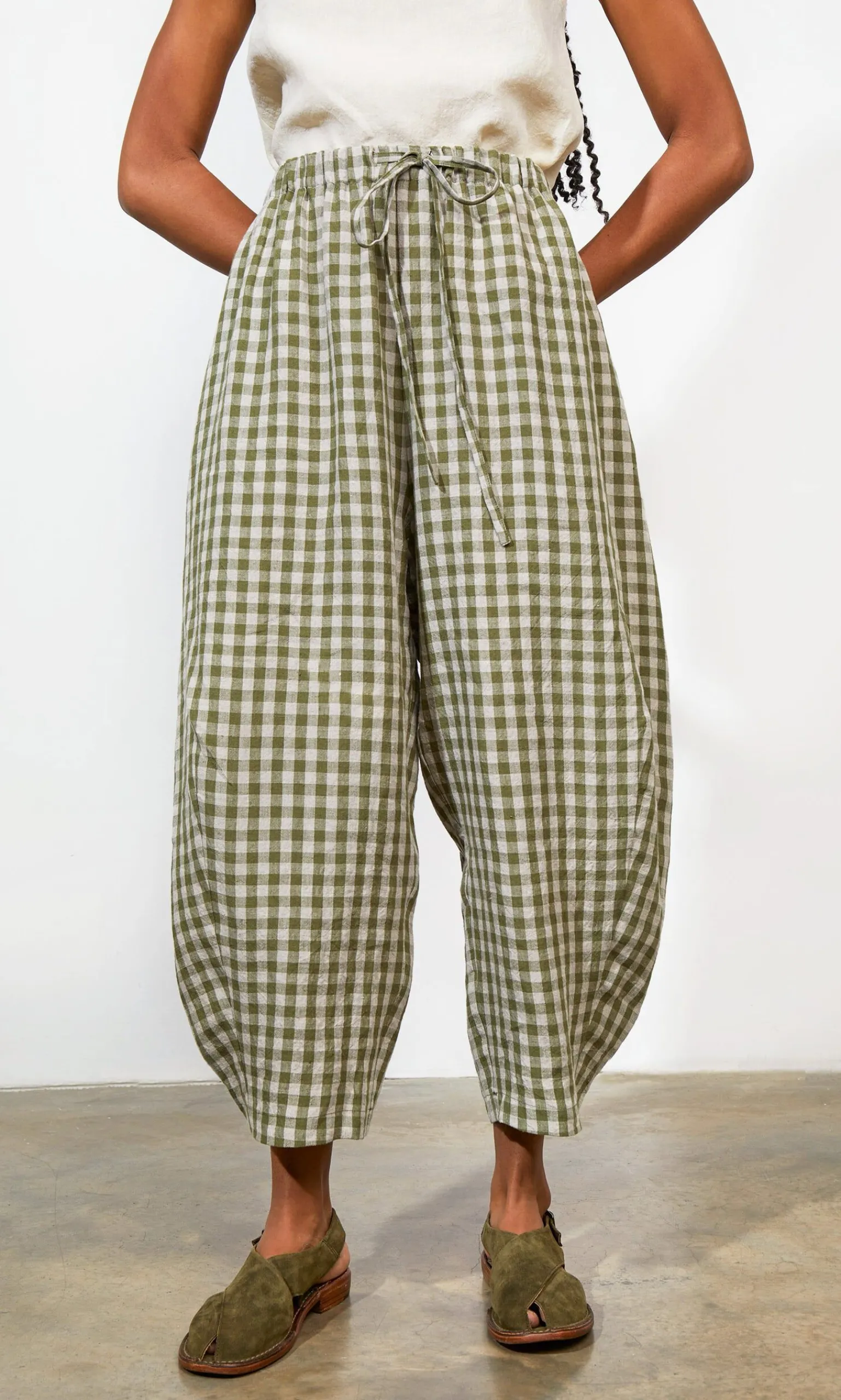 Butoni Pants - Olive>Plümo Studio Clearance