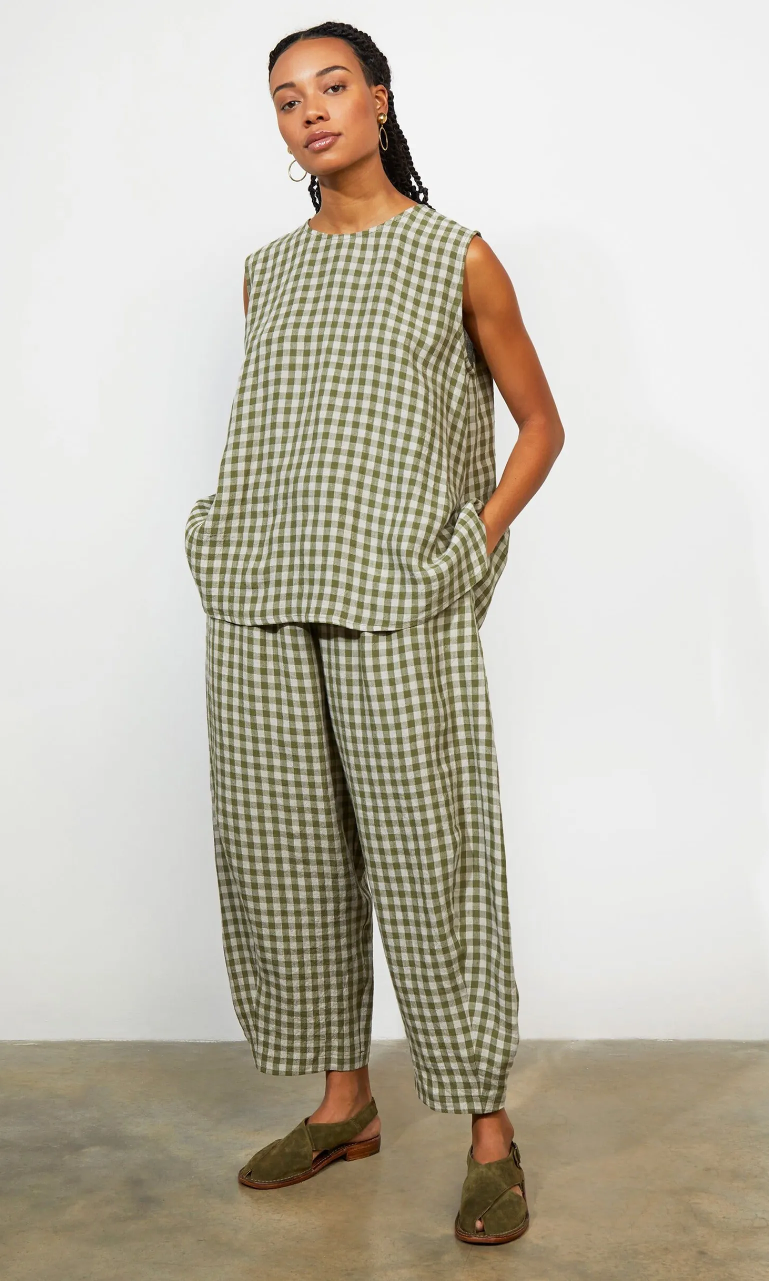 Butoni Pants - Olive>Plümo Studio Clearance
