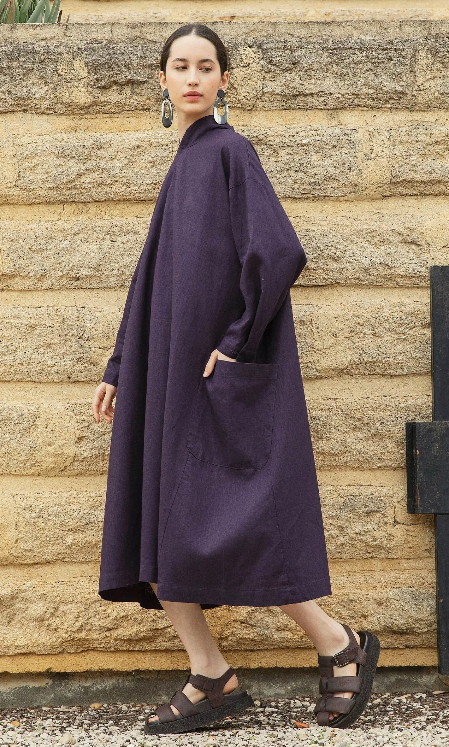 Cahill Dress - Indigo>Plümo Studio Sale