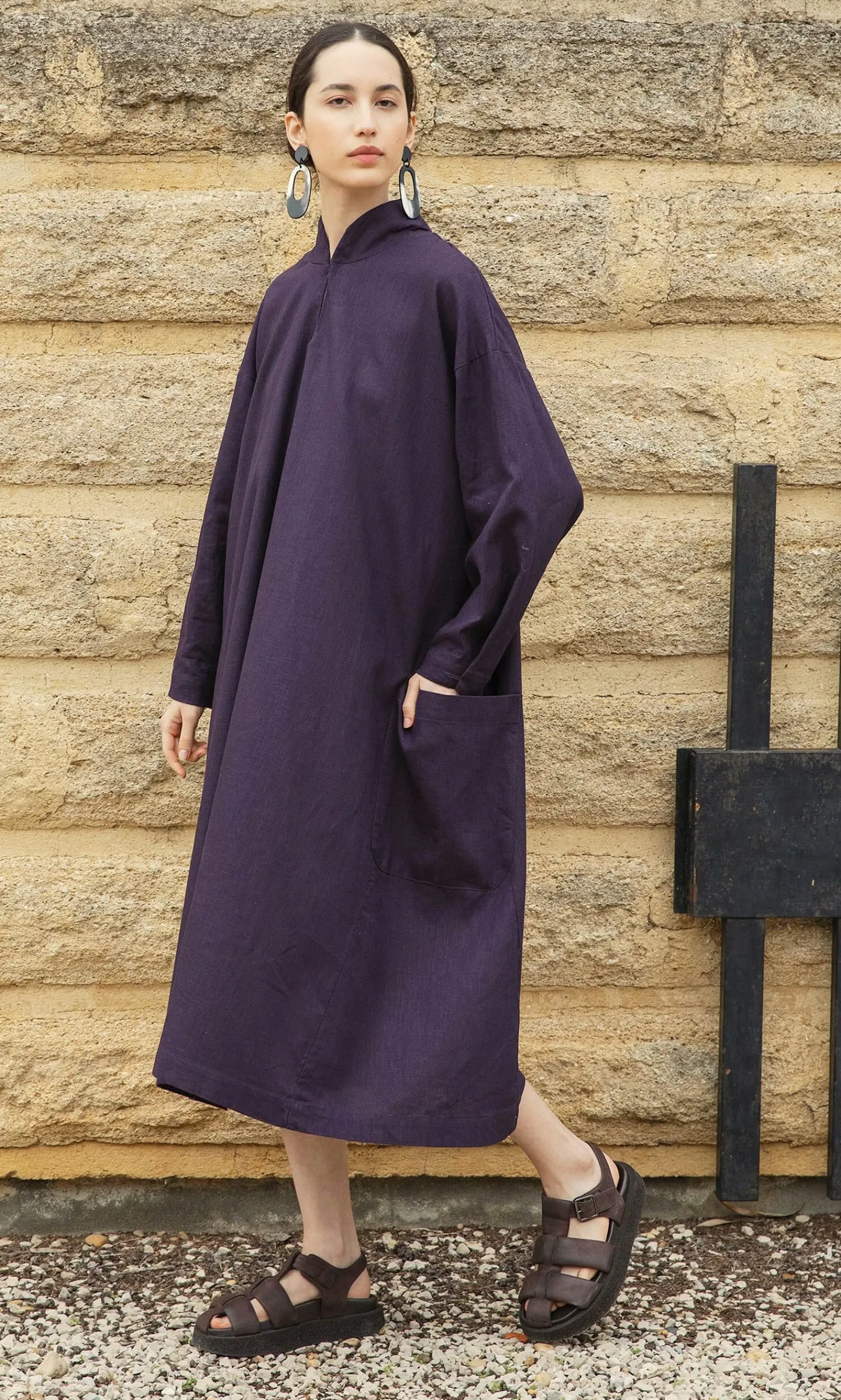Cahill Dress - Indigo>Plümo Studio Sale