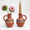 Ceramic Candlestick Holder - Terracotta>Plümo