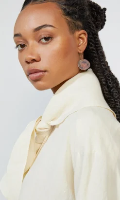 Copper Pebble Earrings>Plümo Best