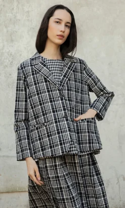 Corta Check Jacket><noscript><img width=