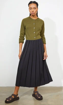 Derby Cardigan - Green>Plümo Studio