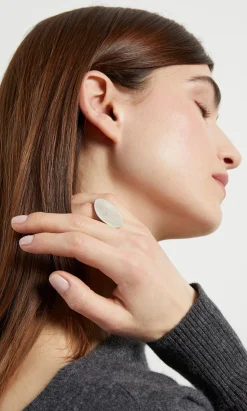Eco Silver Pebble Ring>Plümo Discount