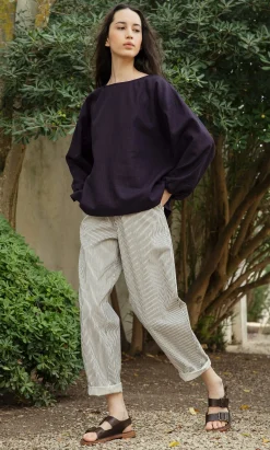 Eva Indigo Blouse><noscript><img width=