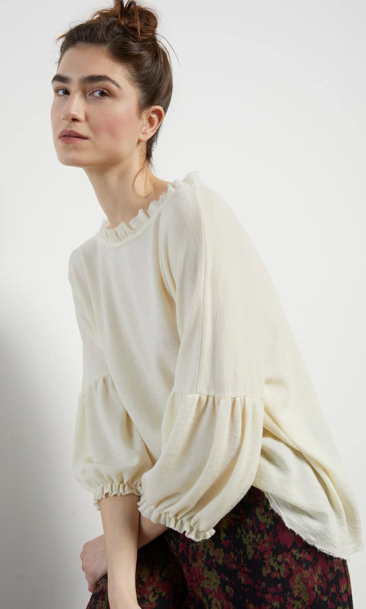 Gentle Frill Blouse>Plümo