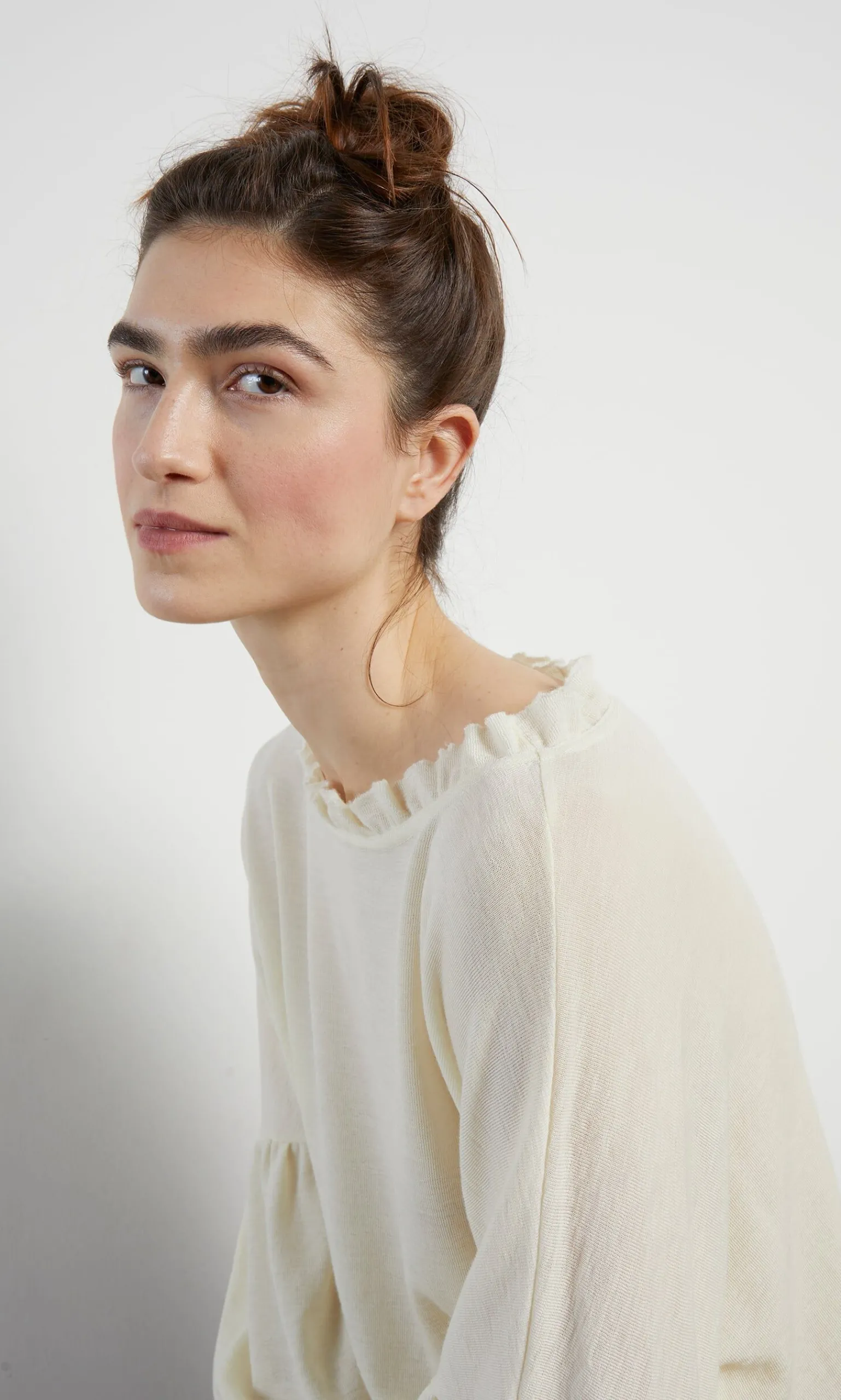 Gentle Frill Blouse>Plümo