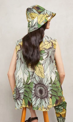Green Sunflower Hat>Plümo Hot