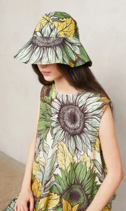 Green Sunflower Hat>Plümo Hot