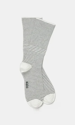 Grey Stripe Socks>Plümo New