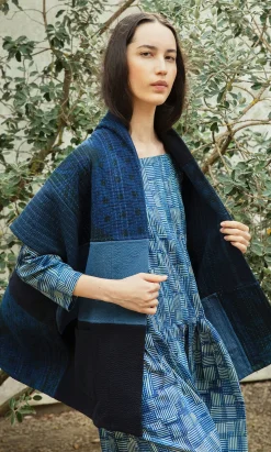 Indigo Patch Kimono><noscript><img width=