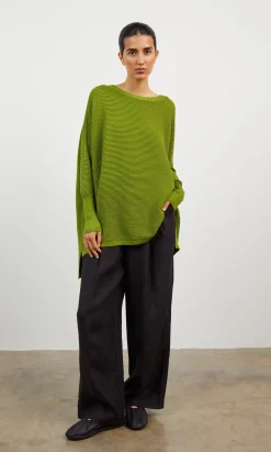 Jack Sweater - Apple Green>Plümo Studio Online