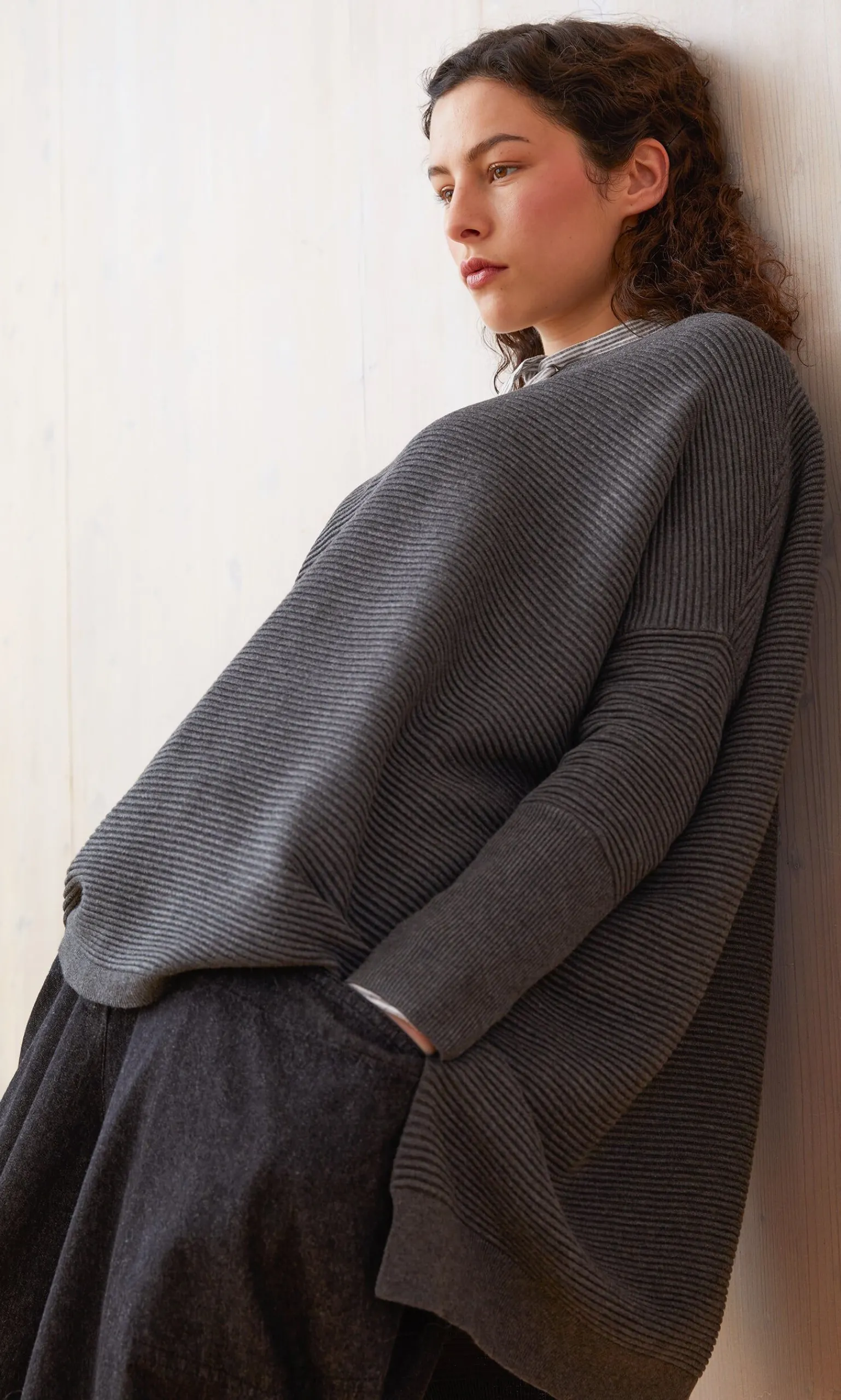 Jack Sweater - Graphite>Plümo Studio Clearance