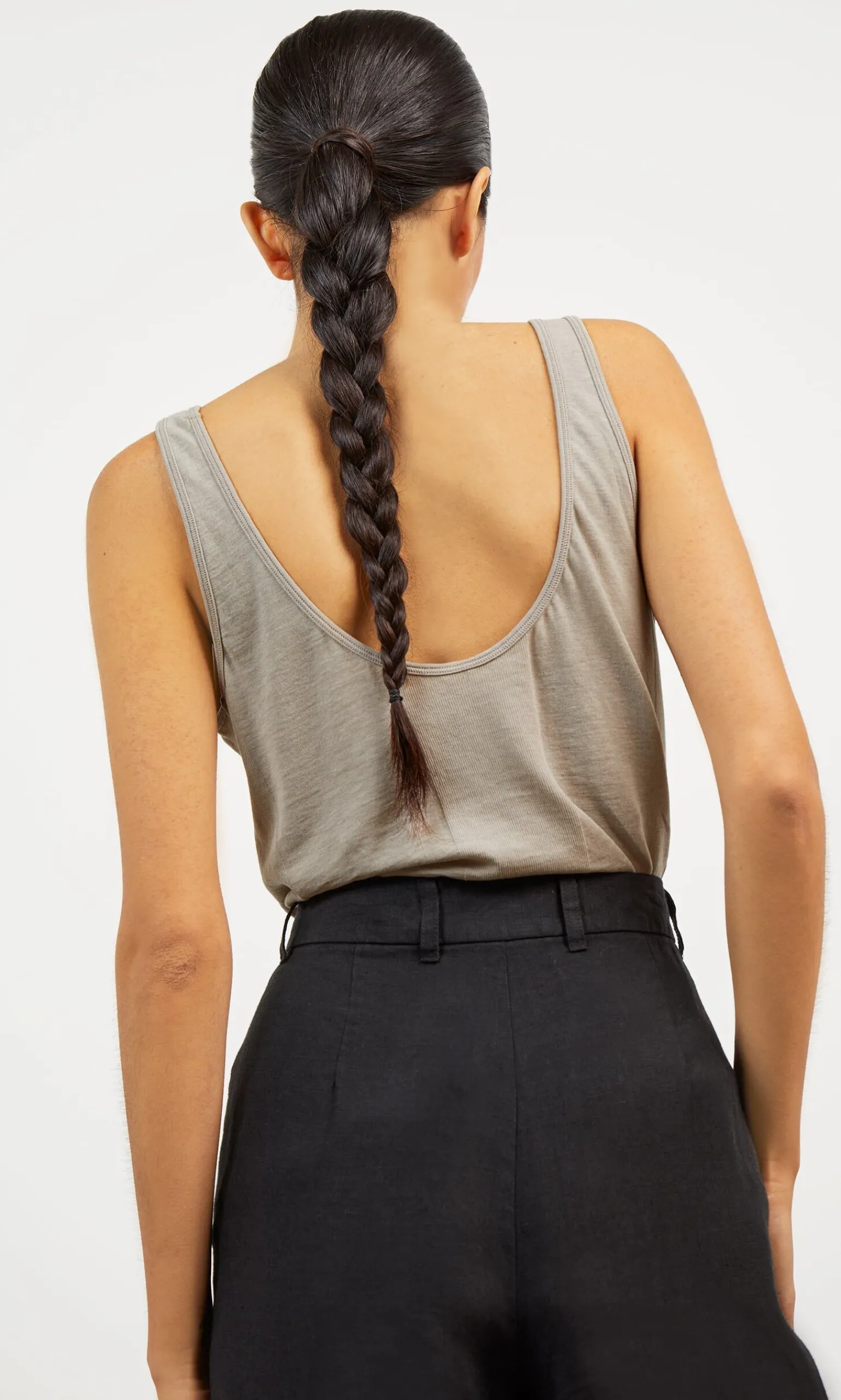 Jia Grey Tank Top>Plümo Best