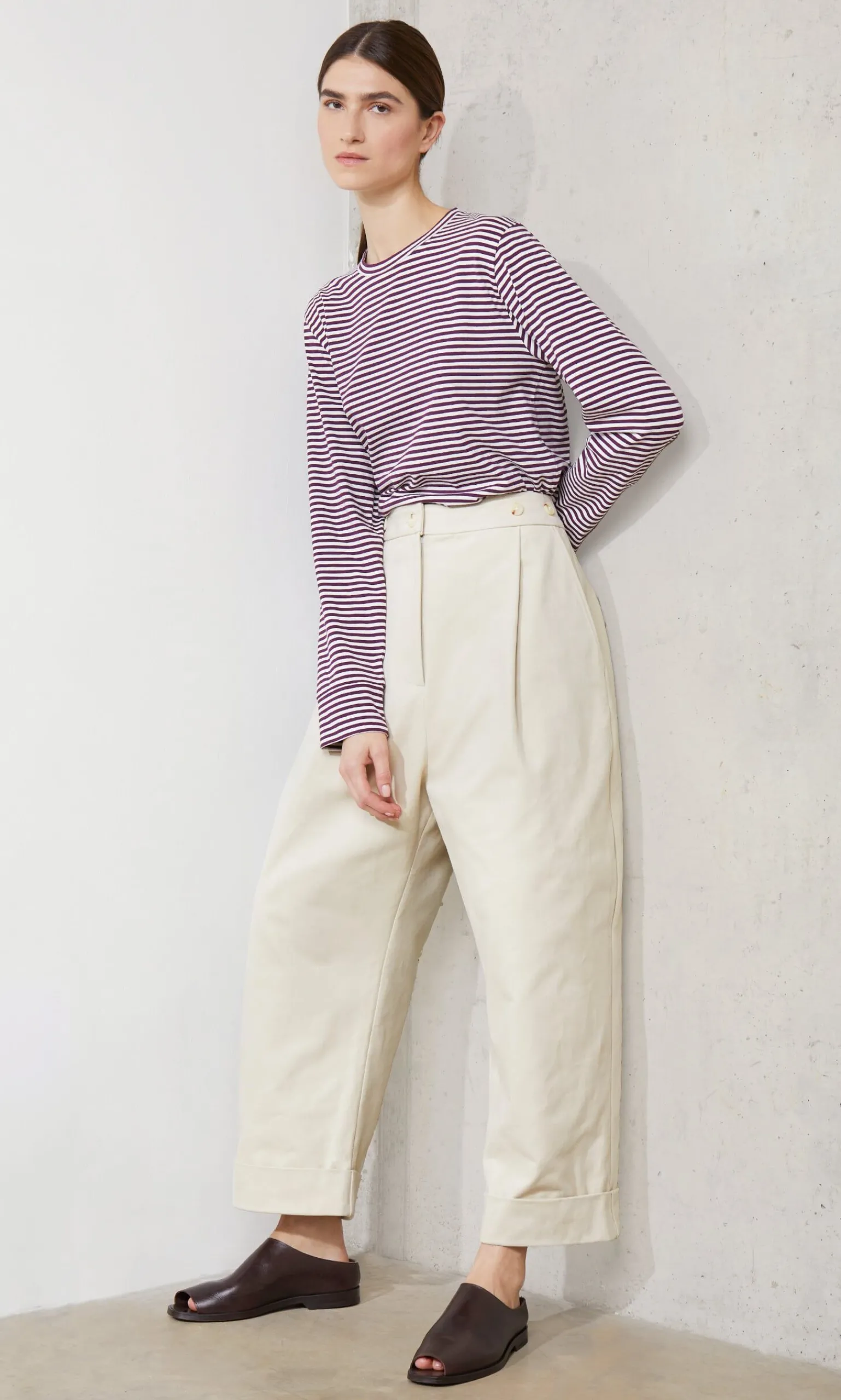 Luo Stripe Top>Plümo New