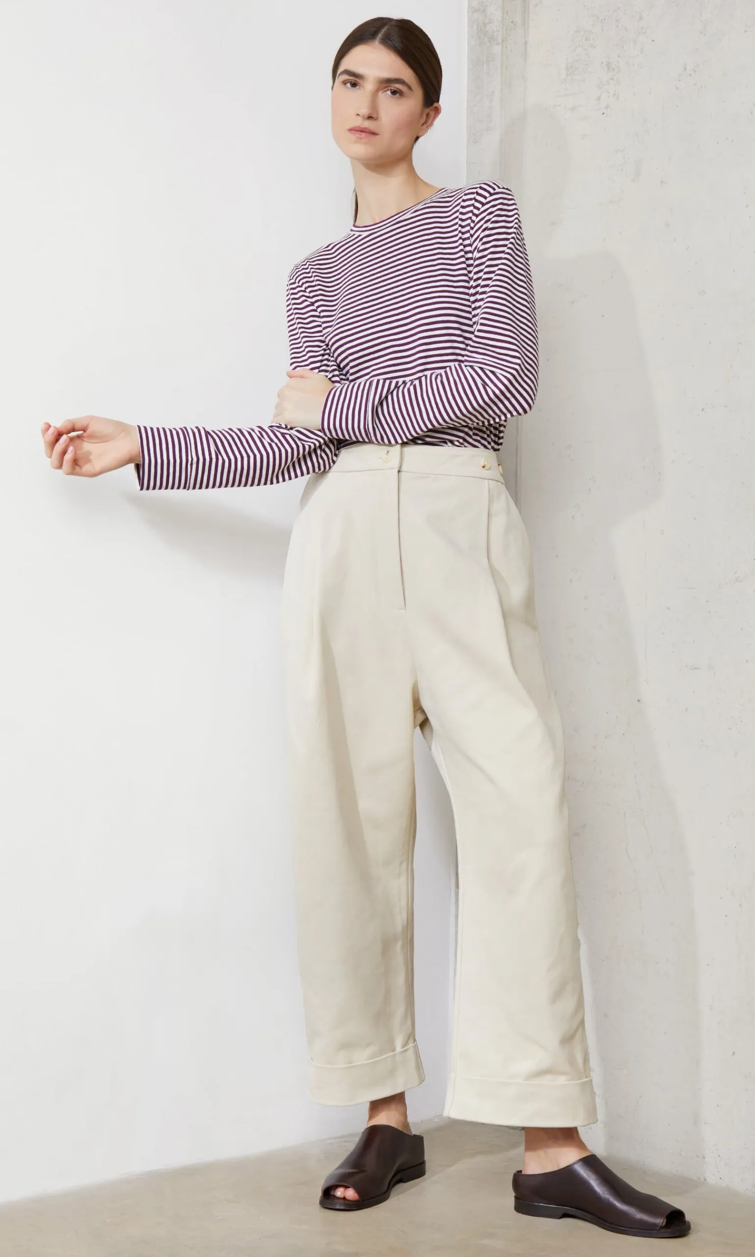 Luo Stripe Top>Plümo New