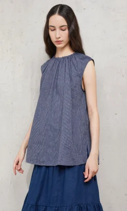 Marie Top - Pinstripe><noscript><img width=