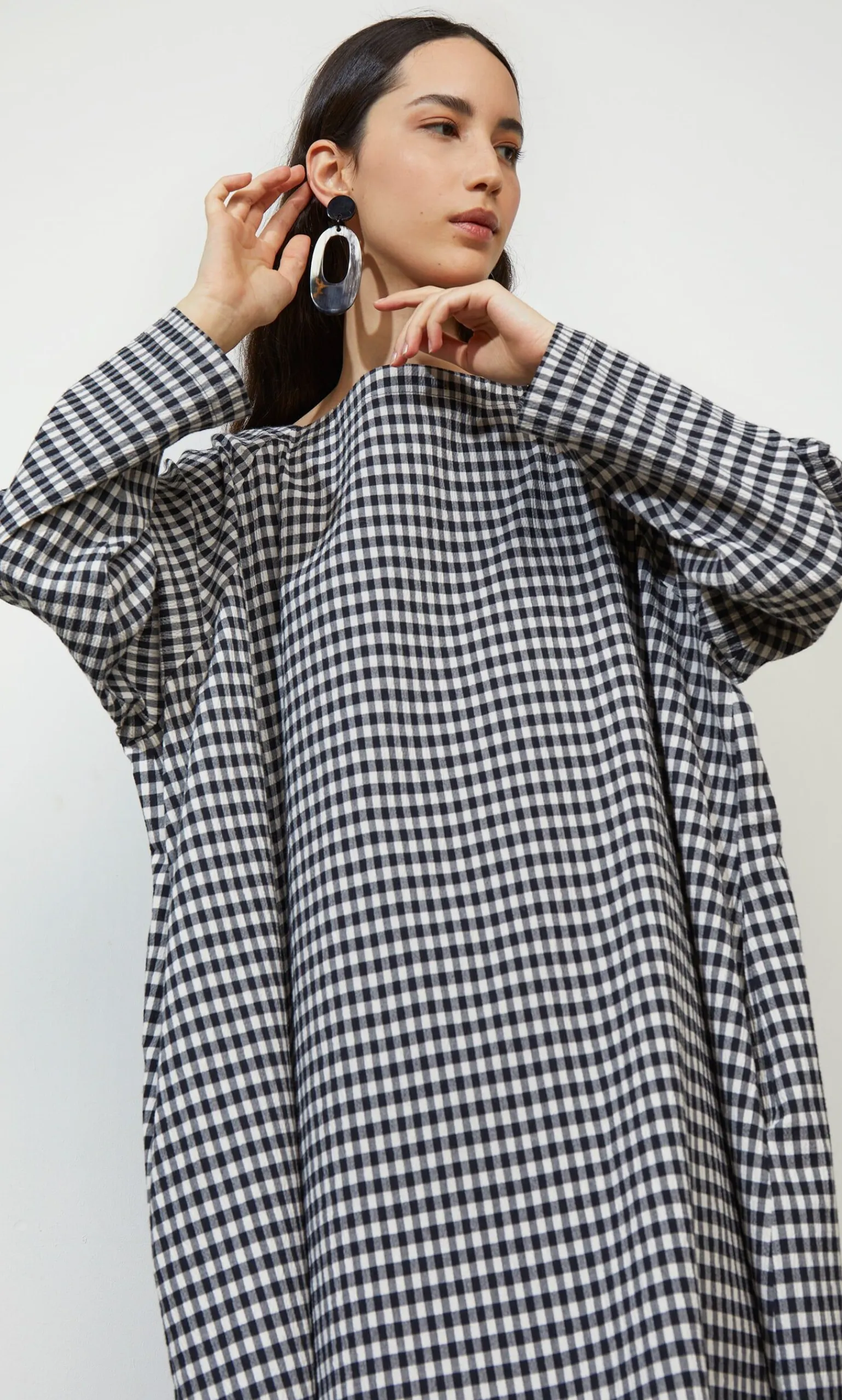 Marsell Dress - Gingham>Plümo Studio Sale