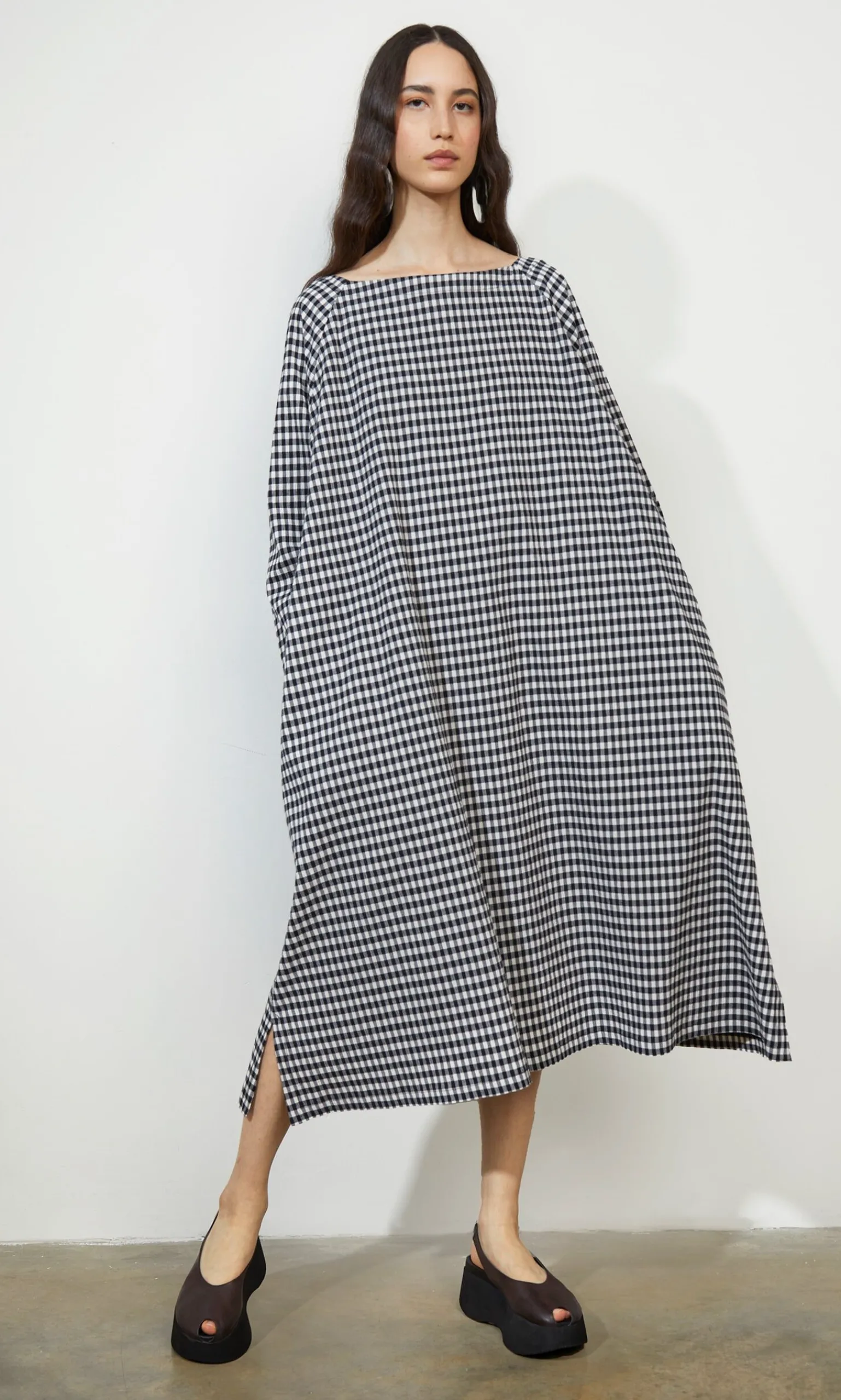Marsell Dress - Gingham>Plümo Studio Sale