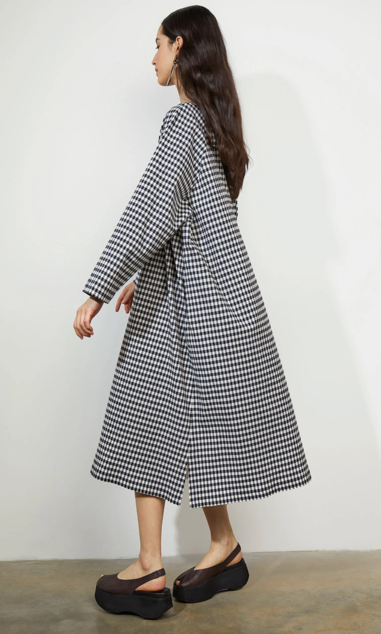 Marsell Dress - Gingham>Plümo Studio Sale