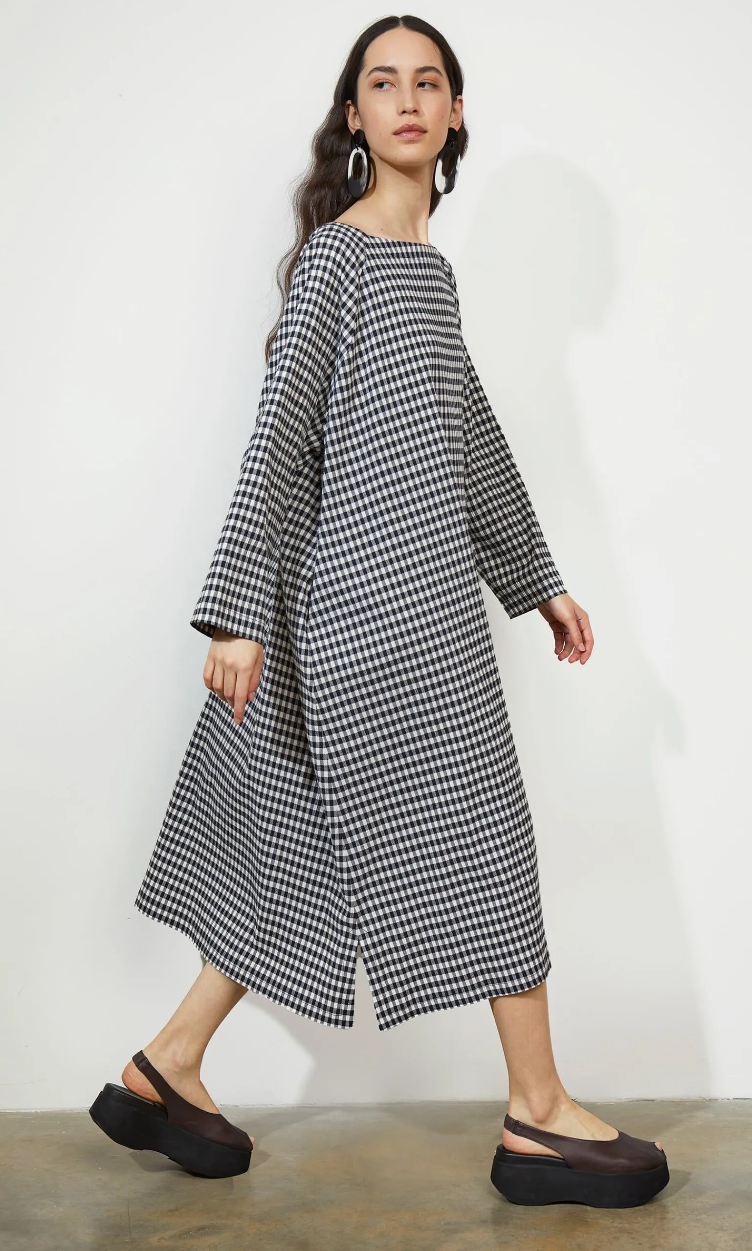 Marsell Dress - Gingham>Plümo Studio Sale