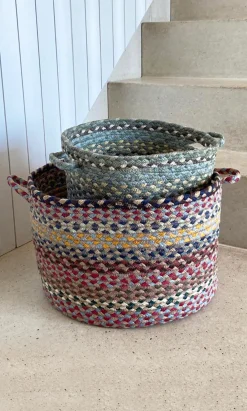 Medium Woven Basket - Seaspray>Plümo Hot
