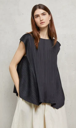 Nero Pleat Top>Plümo Discount