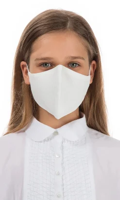 Organic Linen Kids Mask White Cloud>Plümo Outlet