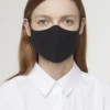 Organic Linen Mask - Black>Plümo New