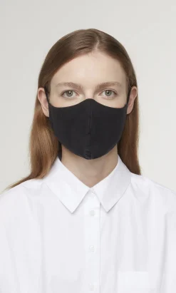 Organic Linen Mask - Black>Plümo New