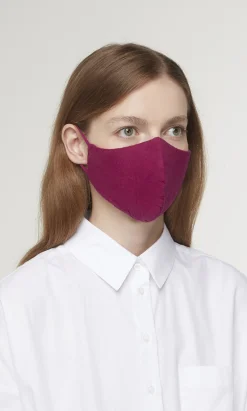 Organic Linen Mask - Hibiscus>Plümo Hot
