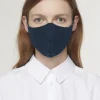 Organic Linen Mask - Indigo>Plümo