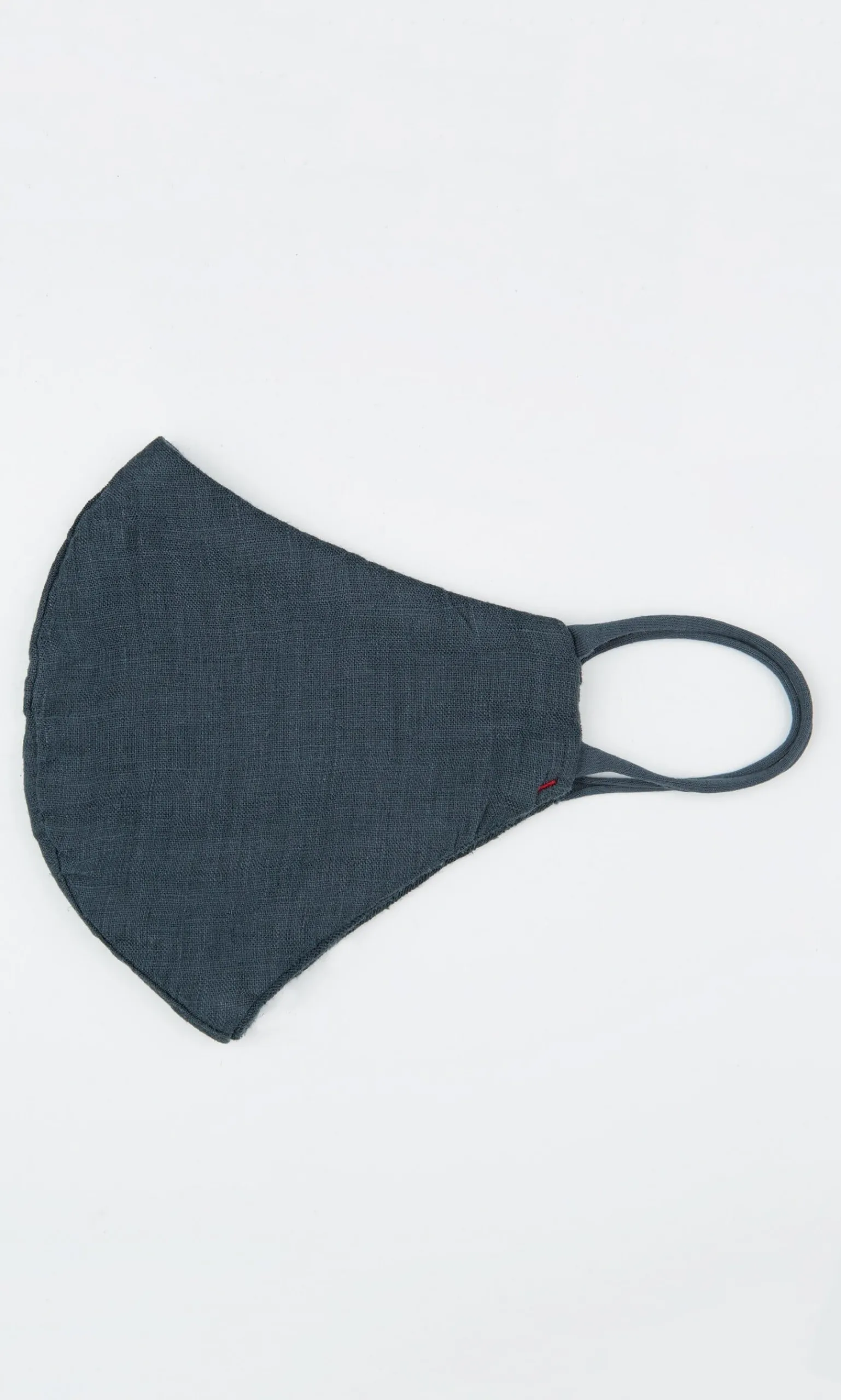 Organic Linen Mask - Indigo>Plümo