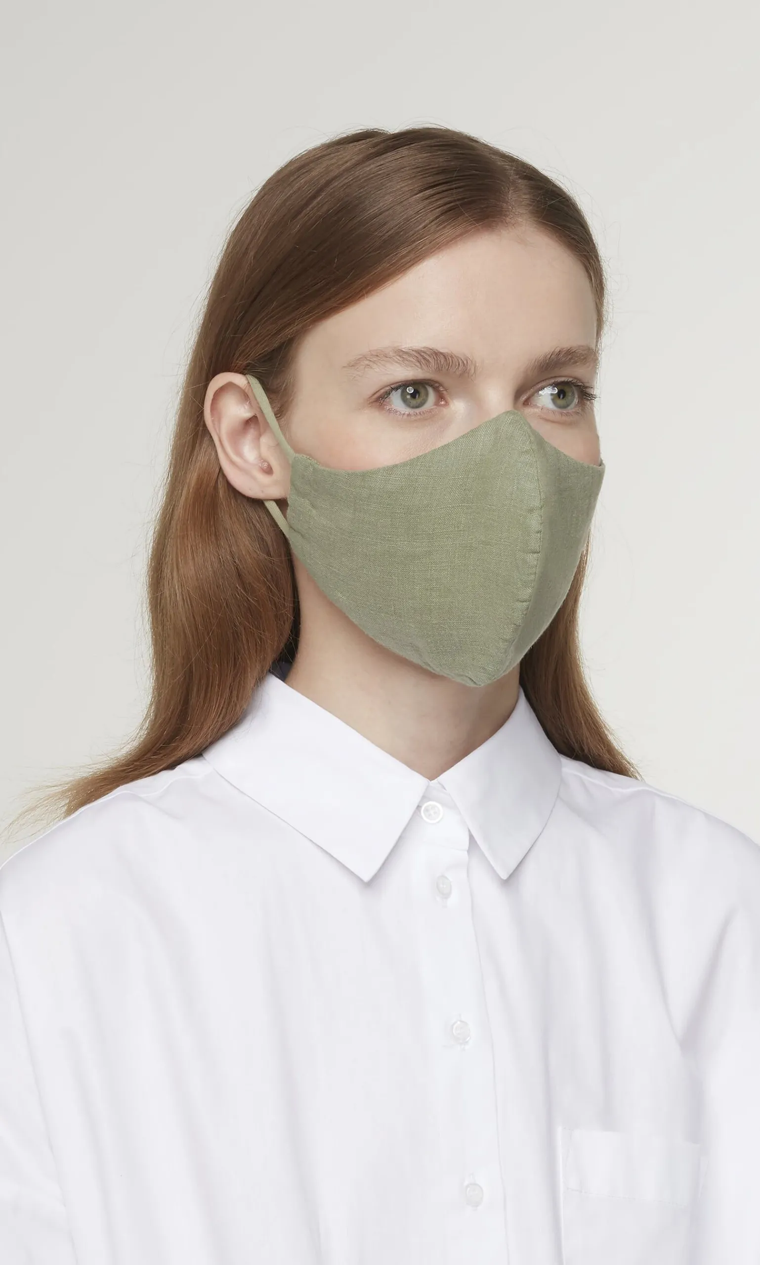 Organic Linen Mask - Leaf>Plümo Discount