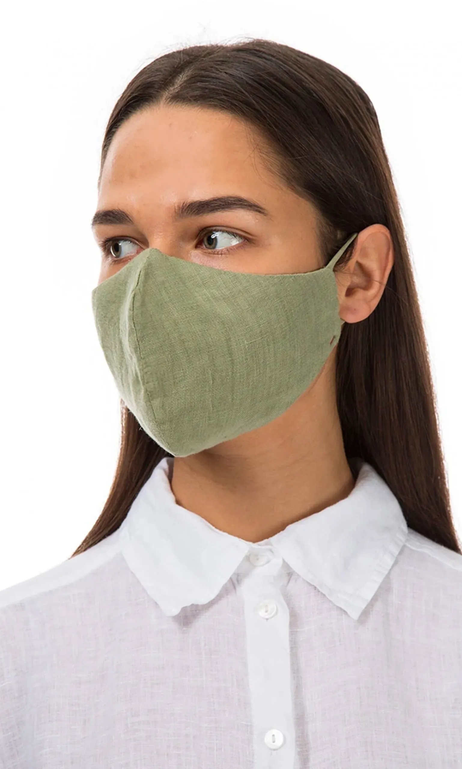 Organic Linen Mask - Leaf>Plümo Discount
