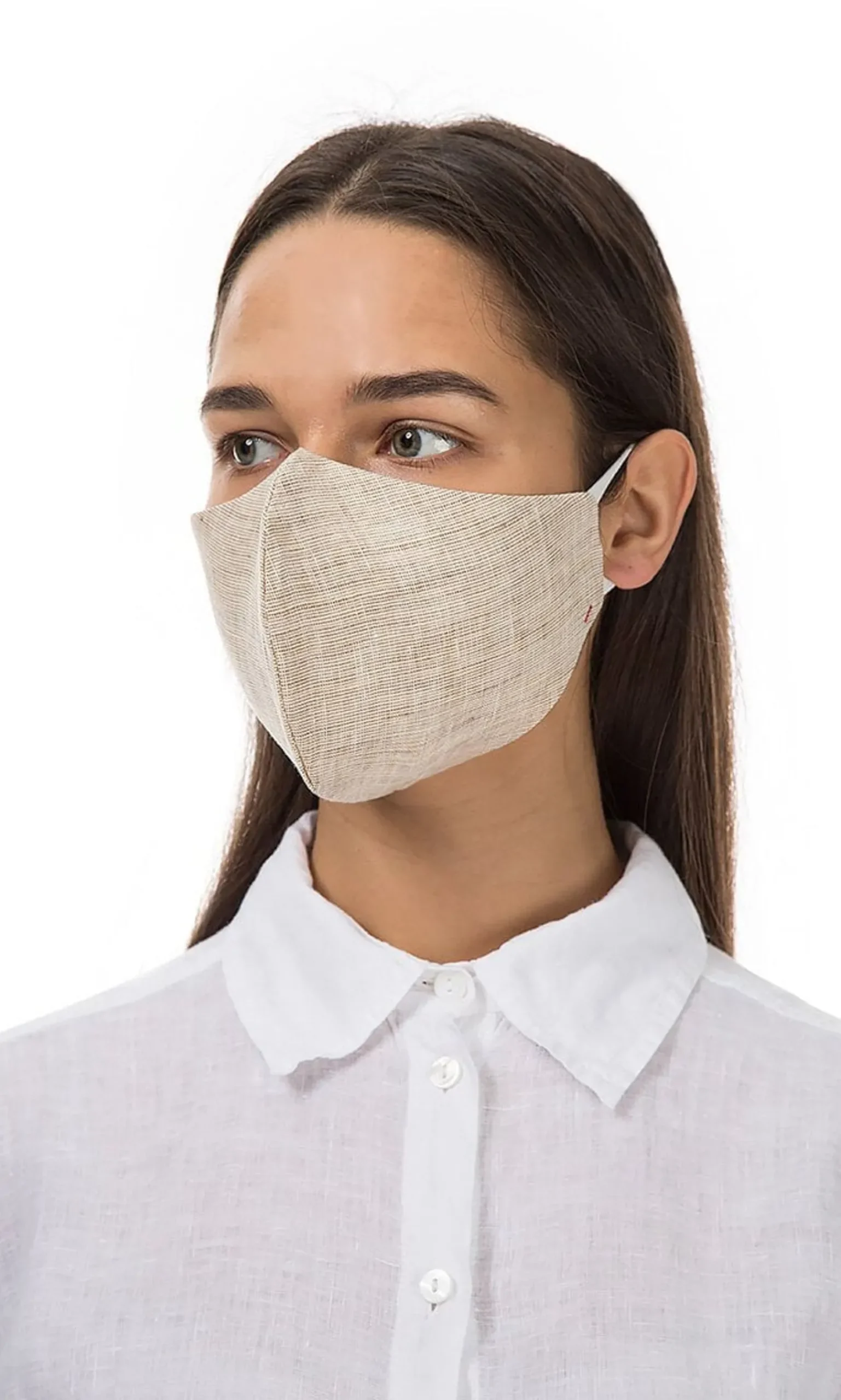 Organic Linen Mask - Oat>Plümo New