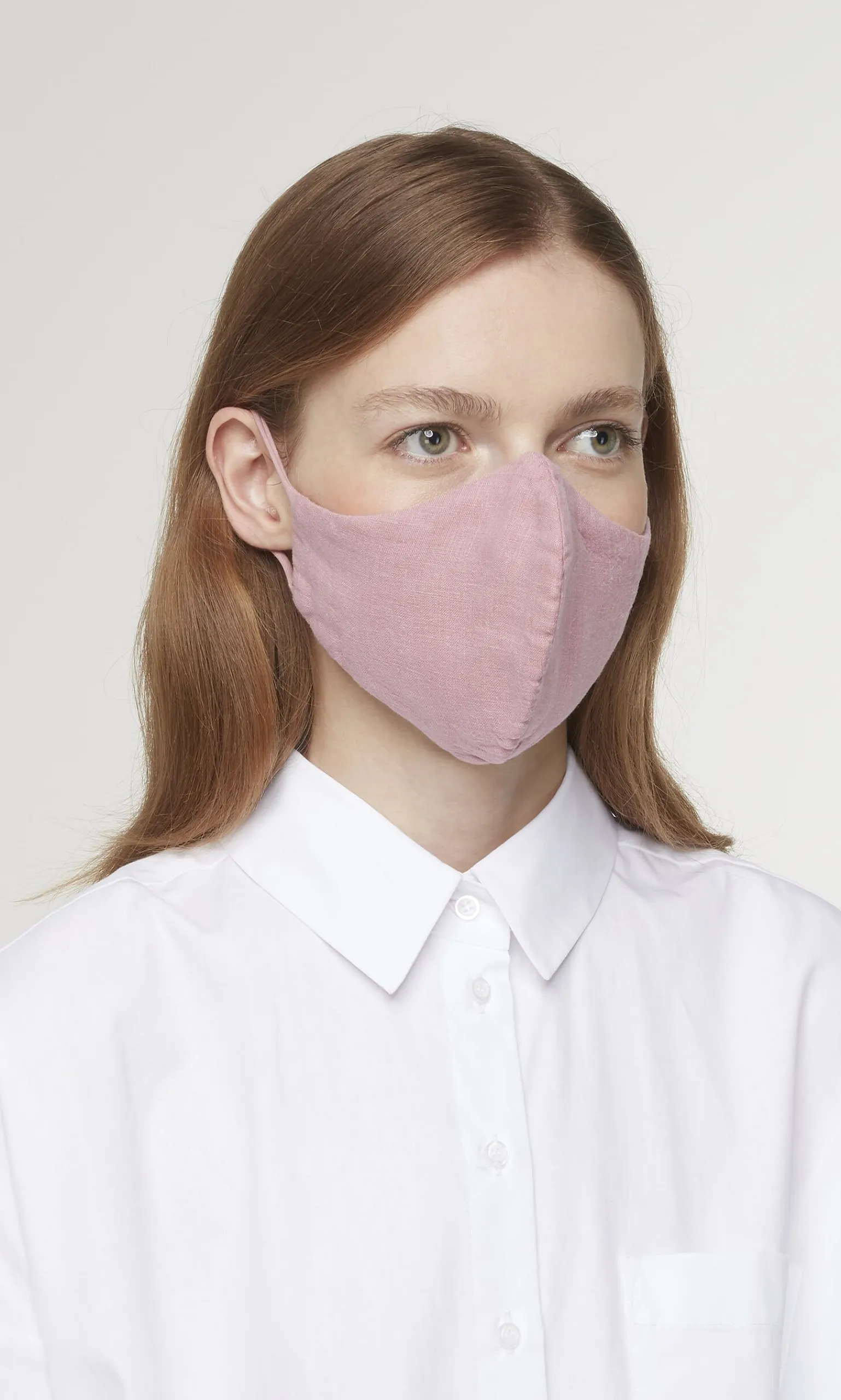 Organic Linen Mask - Rosebud>Plümo Discount