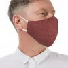 Organic Linen Mask Men - Rust>Plümo