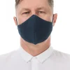 Organic Linen Mask Men Denim>Plümo Sale