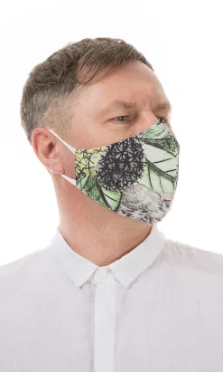 Organic Linen Mask Men Foliage>Plümo Hot