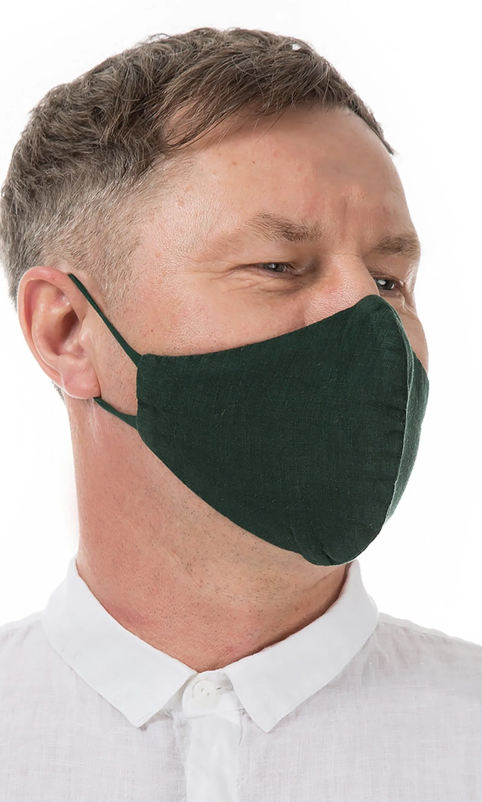Organic Linen Mask Men Forest>Plümo Outlet