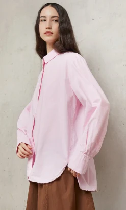 Oversized Pink Shirt>Hannoh Wessel Hot