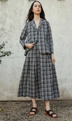 Plaid Check Skirt><noscript><img width=